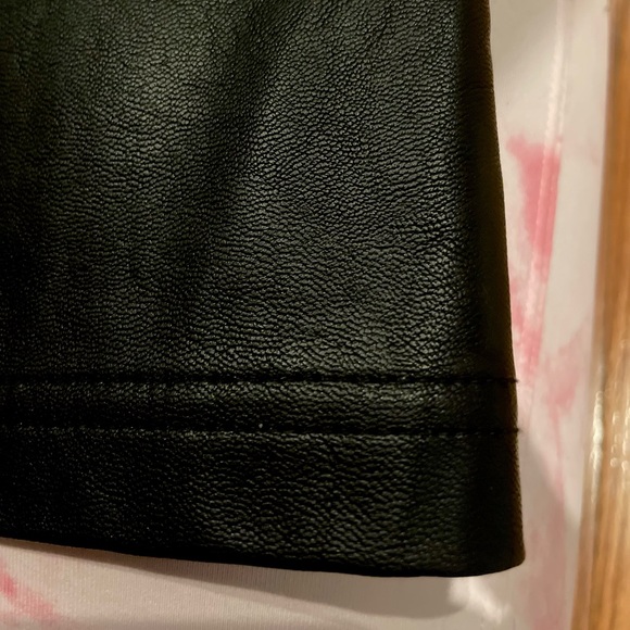 Leather Mini Skirt - Size M - Picture 7 of 8